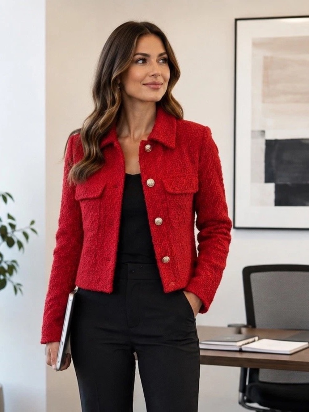 Rachel Zoe Cropped Jacket